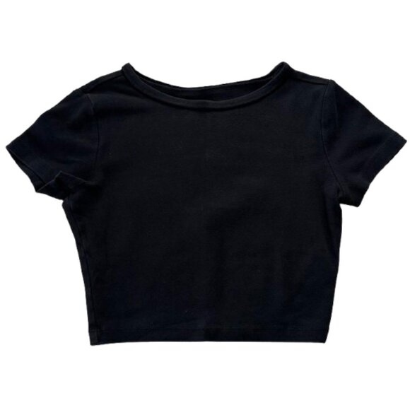 wild fable Tops - 🖤 Wild Fable Black Cropped Baby Tee 🖤